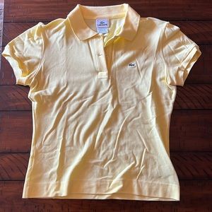 Lacoste yellow polo